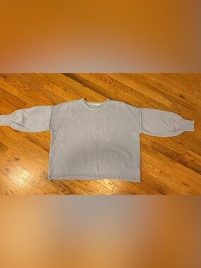 Madewell Soft Sky Blue Crewneck Sweater